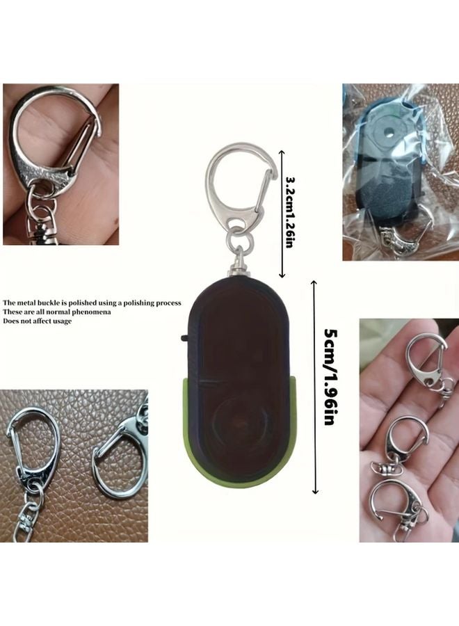 مفتاح إضاءة LED أخضر مع صافرة استشعار صوتي لمنع فقدان سلسلة المفاتيح - Image 2